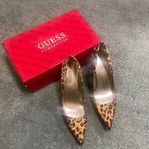 Vintage Guess Animal Print Heels